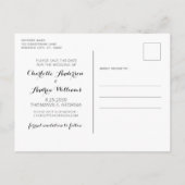 Rustic Country Photo Horse Save the Date Aankondigingskaart (Achterkant)