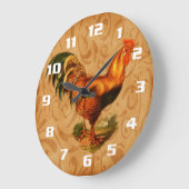 Rustic Country Rooster  Kitchen Grote Klok (Hoek)