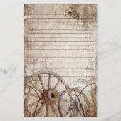 Rustic country stationery briefpapier (Voorkant)