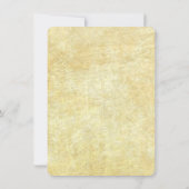 Rustic Country Typography Wedding Invitations Kaart (Achterkant)