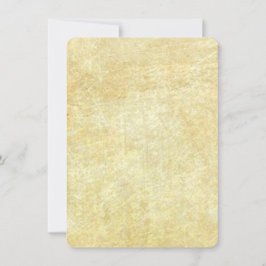 Rustic Country Typography Wedding Invitations Kaart (Achterkant)