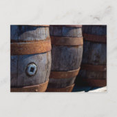 Rustic Country Vineyard wijnvat Details kaart (Achterkant)