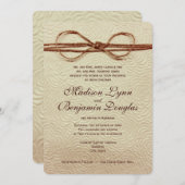  Rustic Country Wedding Invitations Kaart (Voorkant / Achterkant)