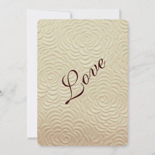 Rustic Country Wedding Invitations Kaart (Achterkant)