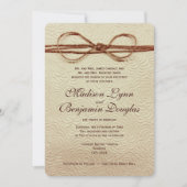  Rustic Country Wedding Invitations Kaart (Voorkant)