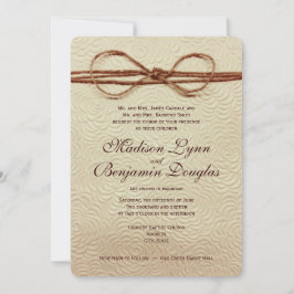 Rustic Country Wedding Invitations Kaart