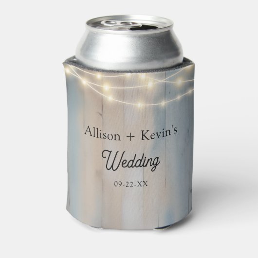 Rustic Country Wedding Koelbox Blikjeskoeler (Blikje Achterkant)