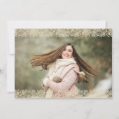 Rustic Country Wood Lace AFSTUDEREN 5 foto's Kaart (Achterkant)