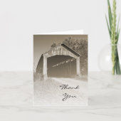 Rustic Covered Bridge Bedankt (Voorkant)