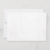 Rustic Cow Skull Boho Blush Floral Matron of Honor Kaart (Achterkant)