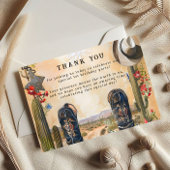 Rustic Cowboy 1st Rodeo Birthday Bedankkaart