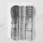 Rustic Cowboy Boots country Wedding Kaart (Achterkant)