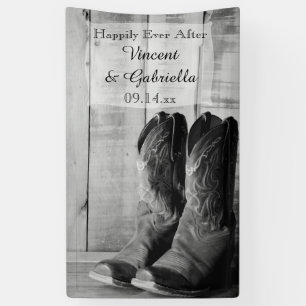 Rustic Cowboy Boots country Western Wedding Spandoek