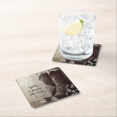 Rustic Cowboy Boots Floral Western Wedding Kartonnen Onderzetters (Insitu)