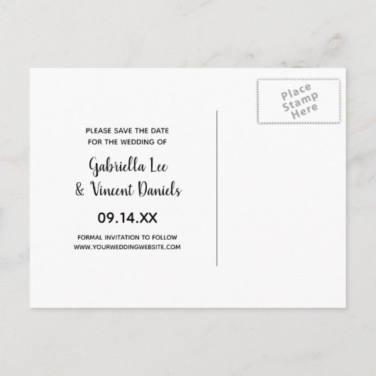 Rustic Cowboy Boots Floral Westerne Save the Date Aankondigingskaart (Achterkant)