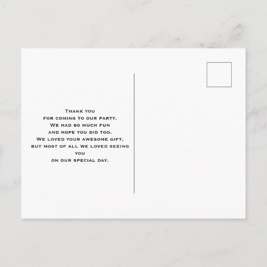 Rustic Cowboy Boots met zonnebloemen Dank je Briefkaart (Achterkant)