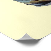 Rustic Cowboy Boots met zonnebloemen Poster (Hoek)