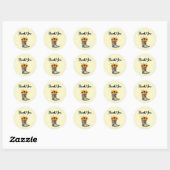 Rustic Cowboy Boots met zonnebloemen Ronde Sticker (Vel)