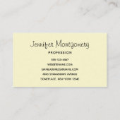 Rustic Cowboy Boots met zonnebloemen Visitekaartje (Achterkant)