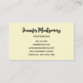 Rustic Cowboy Boots met zonnebloemen Visitekaartje (Achterkant)