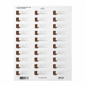 Rustic Cowboy Boots Retouradres Etiket (Full Sheet)
