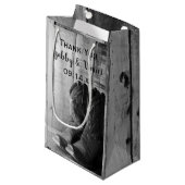 Rustic Cowboy Boots Western huwelijk bedankt Klein Cadeauzakje (Voorkant Gekanteld)