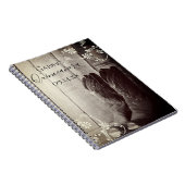 Rustic Cowboy Boots Western Quinceañera Guest Book Notitieboek (Rechterzijde)