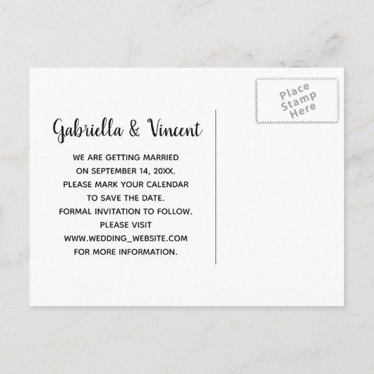 Rustic Cowboy Boots Western Wedding Save the Date Aankondigingskaart (Achterkant)