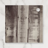 Rustic Cowboy Boots Westerne Floral Wedding Bedankjes Labels (Achterkant)