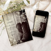 Rustic Cowboy Boots Westerne Quinceanera Partij Kaart