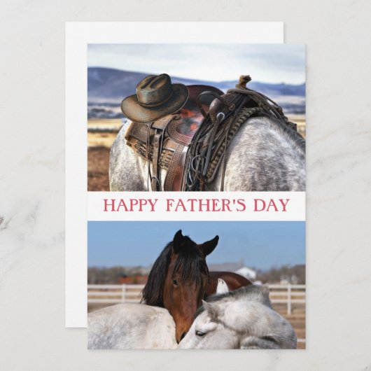 Rustic Cowboy Fathers Day (Voorkant / Achterkant)