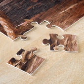 Rustic Cowboy Pet Rope Hay Foto Legpuzzel (Zijkant)