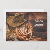 Rustic Cowboy Pet Rope Hay Kaart (Voorkant)