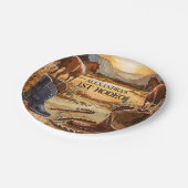 Rustic Cowboy Rodeo 1st Birthday Theme Papieren Bordje (Gekanteld)