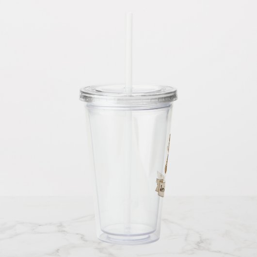 Rustic Cowboy Waterverf Boy Baby shower Acryl Drinkbeker (Rechts)