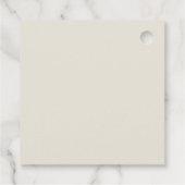 Rustic Cowboy Waterverf Boy Baby shower Bedankjes Labels (Achterkant)