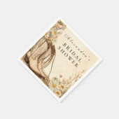 Rustic Cowgirl Daisy Bridal Shower Servet (Hoek)