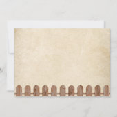 Rustic Cowgirl Eerste Rodeo 1e Verjaardag Foto Kaart (Achterkant)