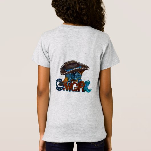 Rustic Cowgirl T-shirt (Achterkant)