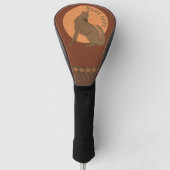 Rustic Coyote Southwest Leather personaliseert dit Golfheadcover (Voorkant)