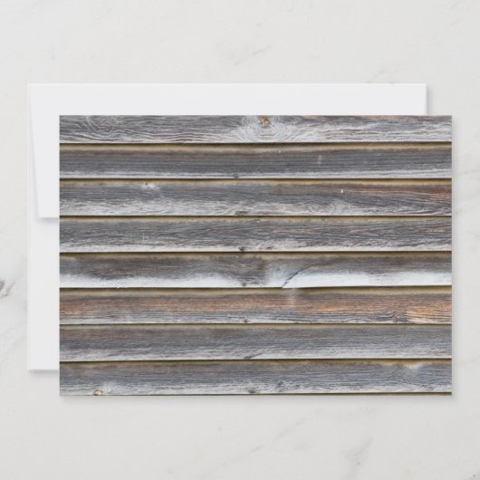 Rustic Cozy Cabin met Twinkle Lights Kerstmis (Achterkant)