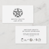 Rustic Crafts Business Visitekaartje (Voorkant / Achterkant)