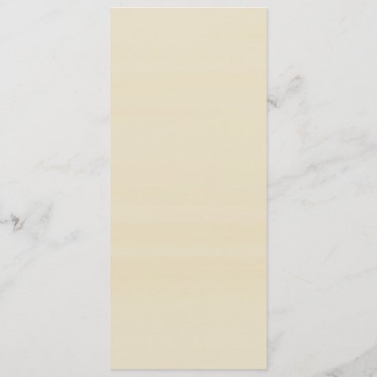 Rustic Cream Gold Floral Greenery Wedding Menu (Achterkant)