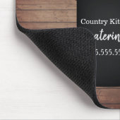 Rustic Crock Wood Caterer Restaurant Food Muismat (Hoek)