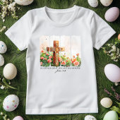 Rustic Cross Paas T-shirt; Johannes 3:16 Christeli T-shirt
