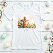 Rustic Cross Paas T-shirt; Johannes 3:16 Christeli T-shirt