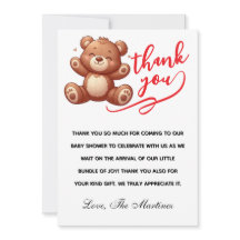 Rustic Cub Beer Boy Baby shower Dank u