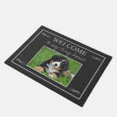 Rustic Custom foto welkom in mijn kleine huis Deurmat (Schuin)