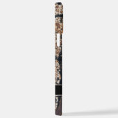 Rustic Custom Name Rusty Metal Texture iPhone Case Hoesje (Rechterkant)