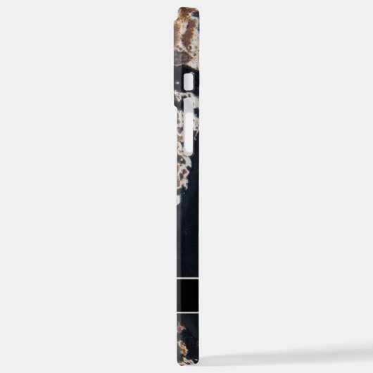 Rustic Custom Name Rusty Metal Texture iPhone Case iPhone Hoesje (Linkerkant)